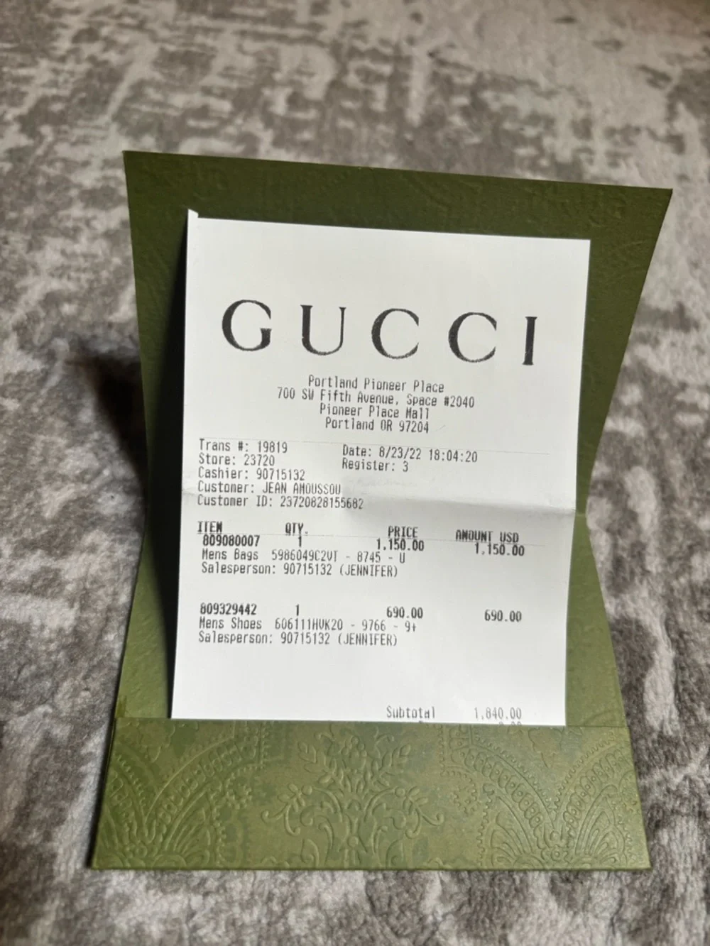 Gucci Tennis 1977 GG Canvas Sneakers Beige/Ebony Men’s 9+ 606111 HVK20 9766